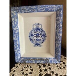 Rare Hand Painted Chinese Asianera Dish